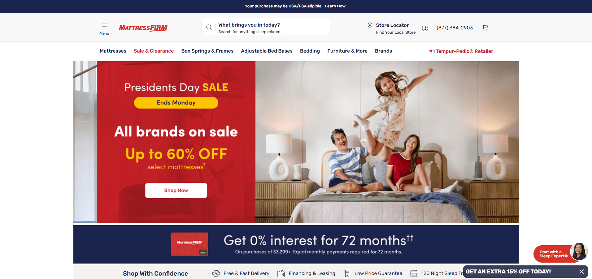 Mattress Firm — Checkout & Payments